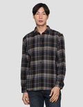 Nevada Kmls063 Checked Flannel Kemeja Pria