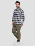Nevada Checked Flannel Kemeja Pria