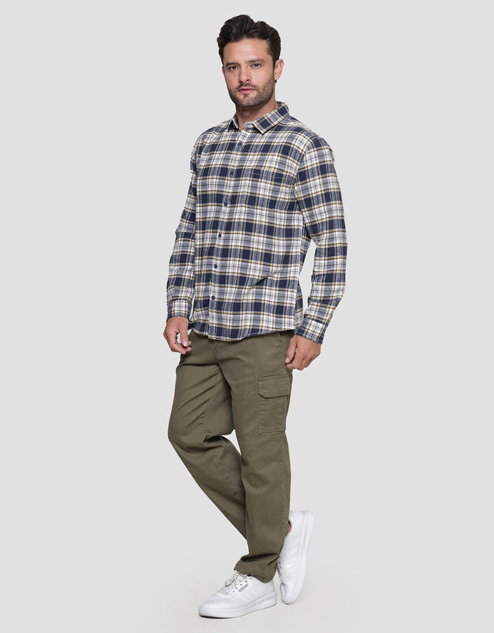 Nevada Checked Flannel Kemeja Pria