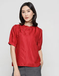 Connexion Cheongsam Satin Blouse Wanita