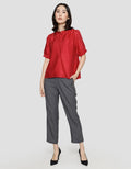 Connexion Cheongsam Satin Blouse Wanita