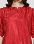 Connexion Cheongsam Satin Blouse Wanita