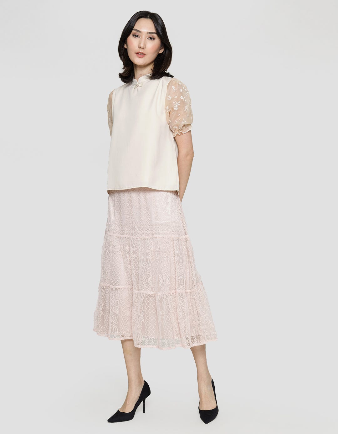 Connexion Cheongsam Blouse Wanita