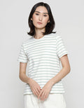 Connexion Rib Cotton Plain Kaos Wanita