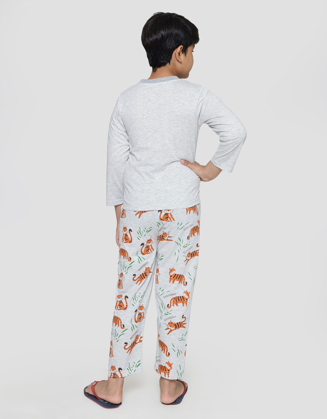 Kidz Too One Set Long Sleeve Long Pants Tiger Raaahhh