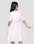 Donita Pearl Studded Dress Party Anak Perempuan