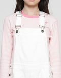 Nevada Ala Denim Ecru Celana Overall Denim Anak Perempuan