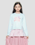 Nevada Checks Creativity Sweater for Girls