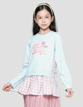 Nevada Checks Creativity Sweater for Girls