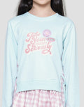 Nevada Checks Creativity Sweater for Girls