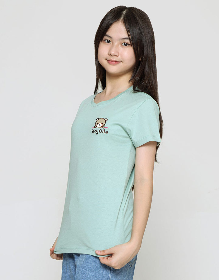 Aero Stay Cute Girls Short Sleeve T-shirt