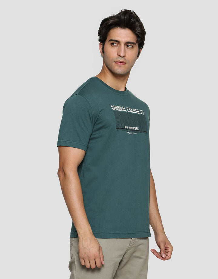Cardinal Casual Men's Short Sleeve T-Shirt Urban Adventure Print