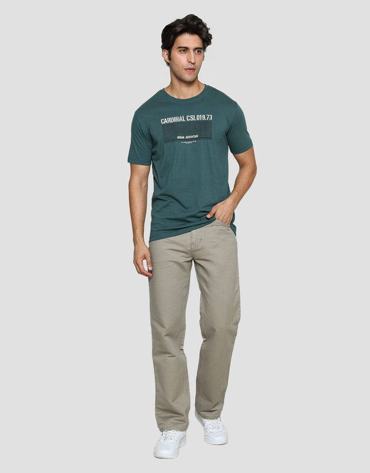 Cardinal Casual Men's Short Sleeve T-Shirt Urban Adventure Print