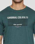 Cardinal Casual Men's Short Sleeve T-Shirt Urban Adventure Print