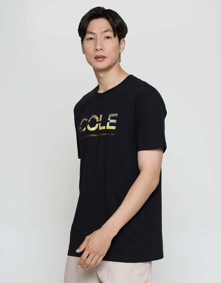 Cole Wording Forest Print Kaos Pria