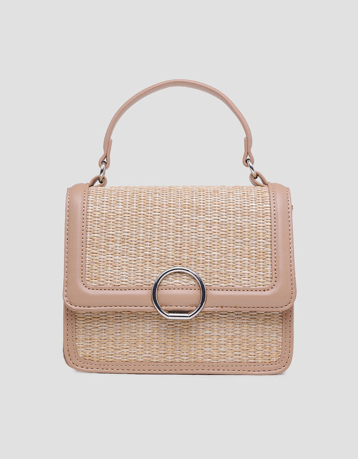 Connexion Rupa Hanbag Button Wanita
