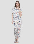 Nevada Pajama Set Women Big Abstract Print