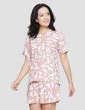 Nevada Bold Abstrak Baju Tidur Set Wanita