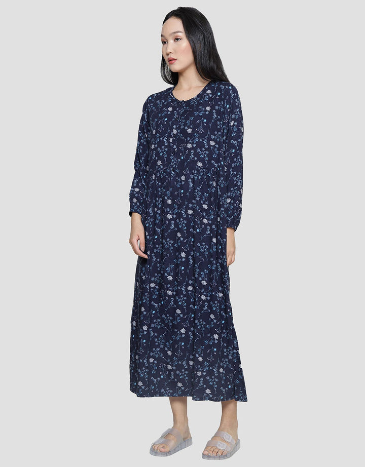 St. Yves Spring Night Maxi Dress Lengan Panjang Wanita
