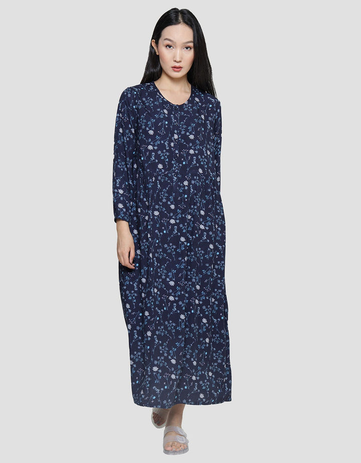 St. Yves Spring Night Maxi Dress Lengan Panjang Wanita