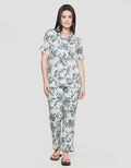 St. Yves Women's Rose Print Pajama Set