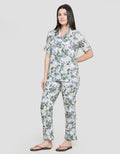 St. Yves Women's Rose Print Pajama Set