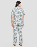 St. Yves Women's Rose Print Pajama Set