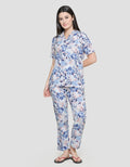 St. Yves Women's Rose Print Pajama Set