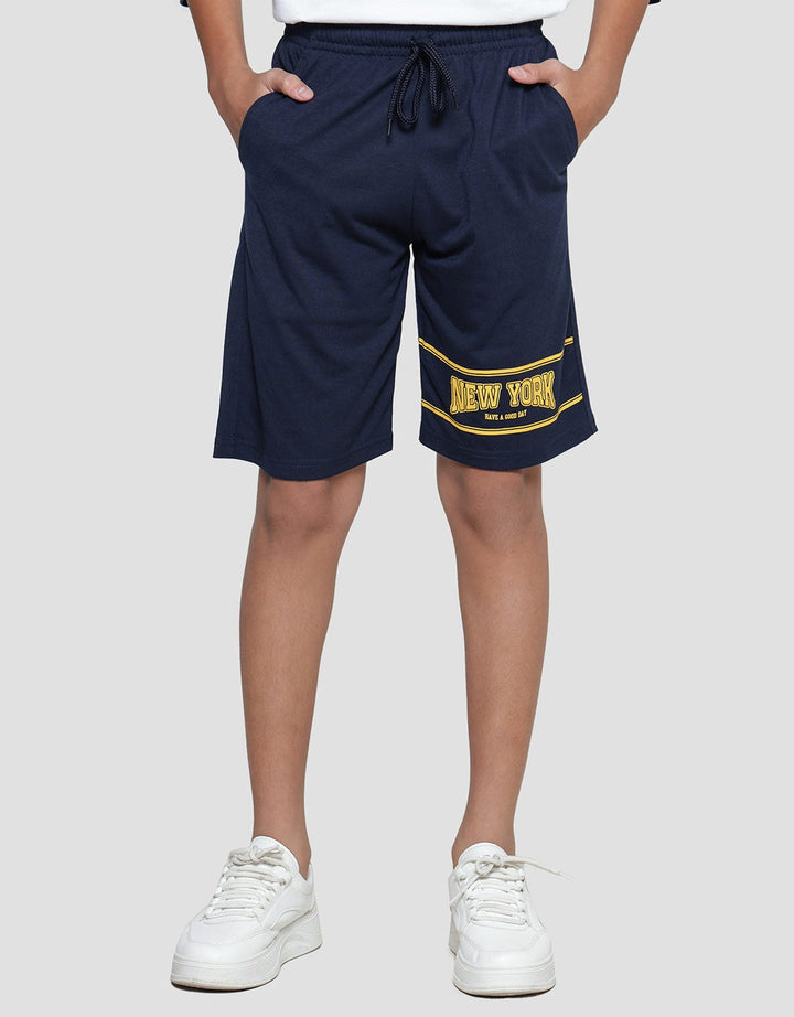 Nevada New York Print Boys Shorts