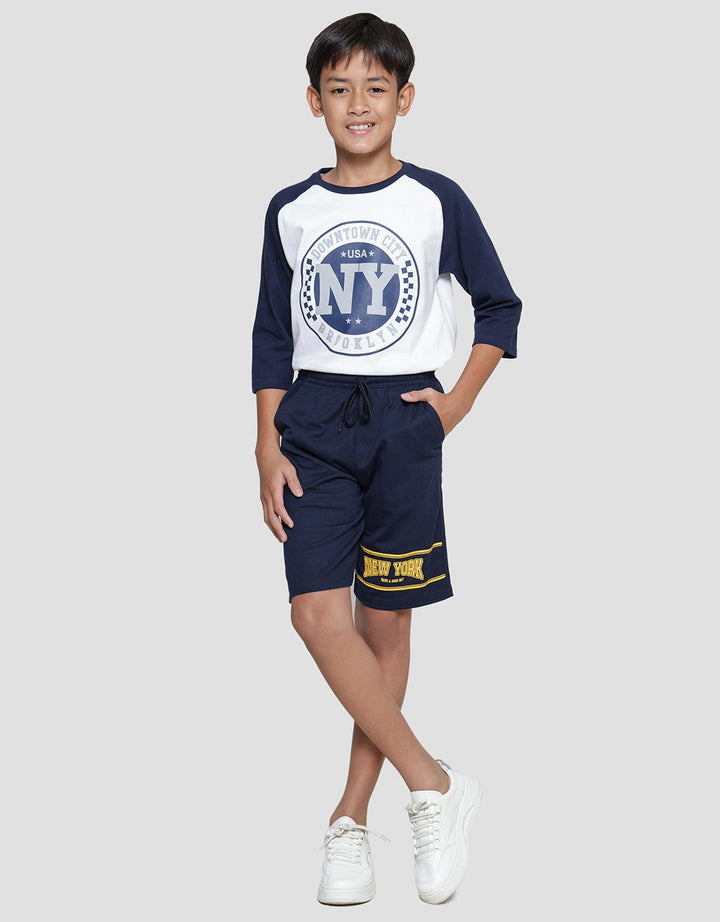 Nevada New York Print Boys Shorts