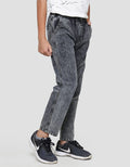 Nevada Karet Solid Loosfit Celana Denim Anak Laki-Laki