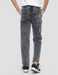 Nevada Karet Solid Loosfit Celana Denim Anak Laki-Laki
