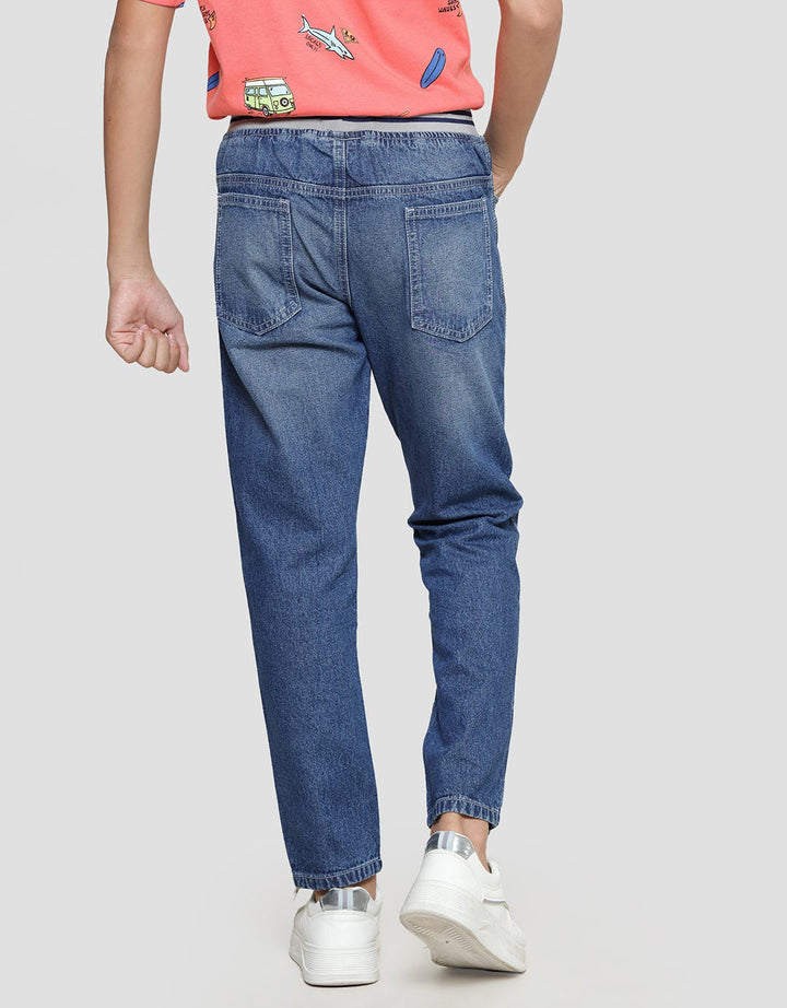 Nevada Boys Basic Rib Denim Pants