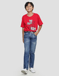 Nevada Washing Paha & Spider Celana Denim Rib Anak Laki-laki