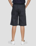 Nevada Canvas Crop Print Geometri Celana Pendek Anak Laki-Laki