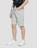 Nevada Woven Textured Geometri Celana Pendek Anak Laki-Laki