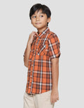 Nevada Yarndyed Check Boys Short Sleeve Shirt