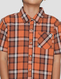 Nevada Yarndyed Check Boys Short Sleeve Shirt