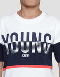 Nevada Print Cut N Sew Young Crew Boys Short Sleeve T-Shirt