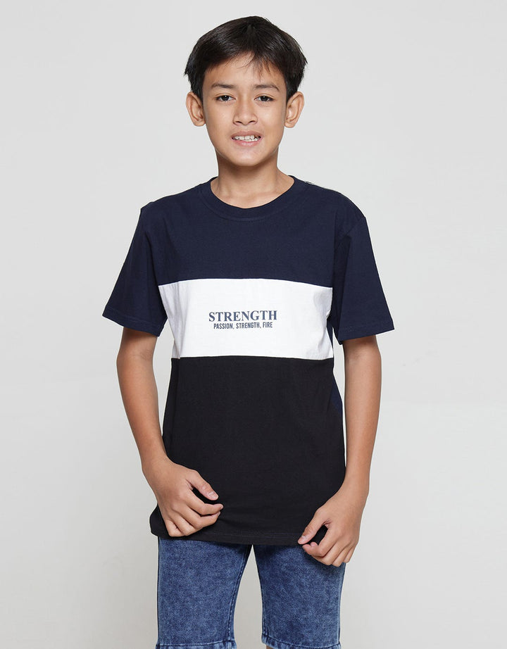 Nevada Print Cut N Sew Strenght Boys Short Sleeve T-Shirt