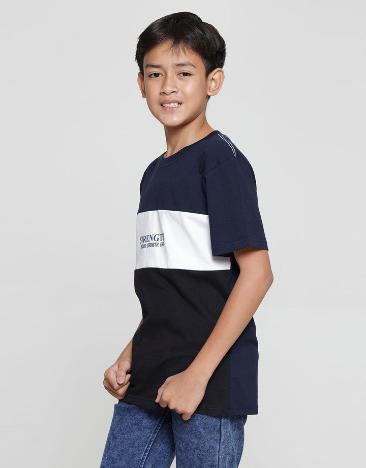 Nevada Print Cut N Sew Strenght Boys Short Sleeve T-Shirt