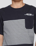 Nevada Kaos Lengan Pendek Anak Laki-laki Print Stripes
