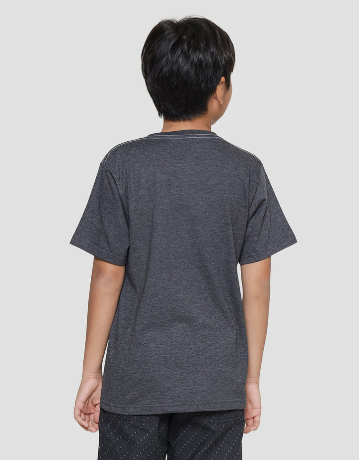 Nevada Kaos Lengan Pendek Anak Laki-laki Print Mix Textured