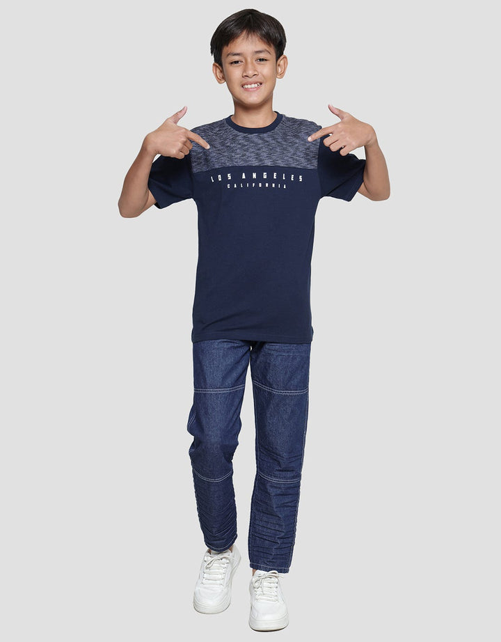 Nevada Mix Texture Kaos Anak Laki-laki