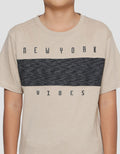 Nevada Print Cut N Sew Mix Textured Boys Short Sleeve T-Shirt