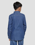 Nevada Denim With Pocket Dnmyd1 Kemeja Anak Laki-Laki