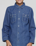 Nevada Denim With Pocket Dnmyd1 Kemeja Anak Laki-Laki