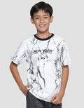 Nevada Fullprint Splash Newyork Boys Short Sleeve T-Shirt