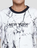 Nevada Fullprint Splash Newyork Boys Short Sleeve T-Shirt