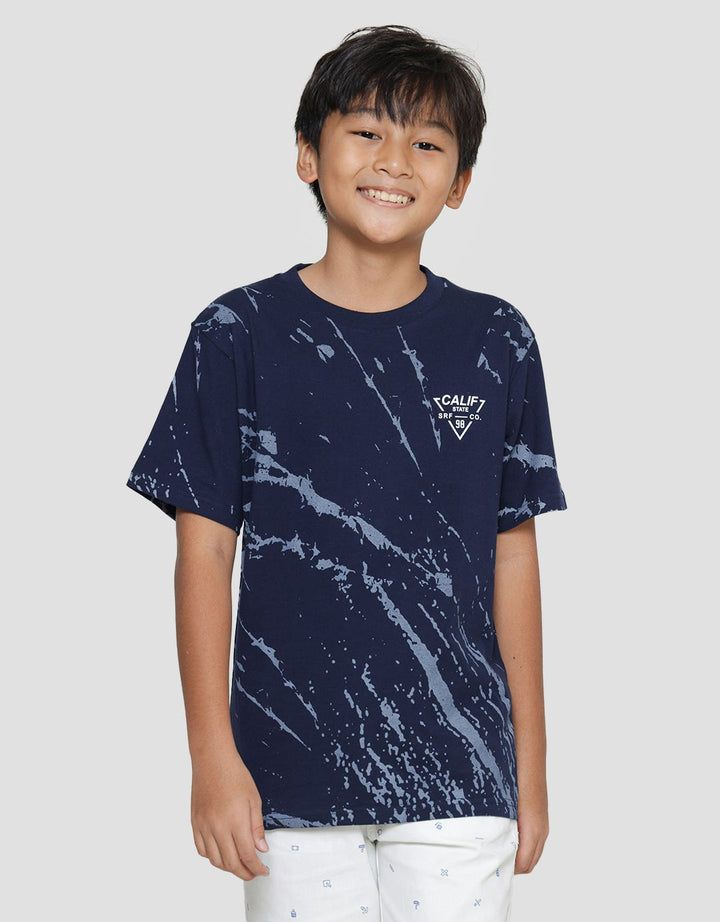 Nevada Kaos Lengan Pendek Anak Laki-laki Print Splash California